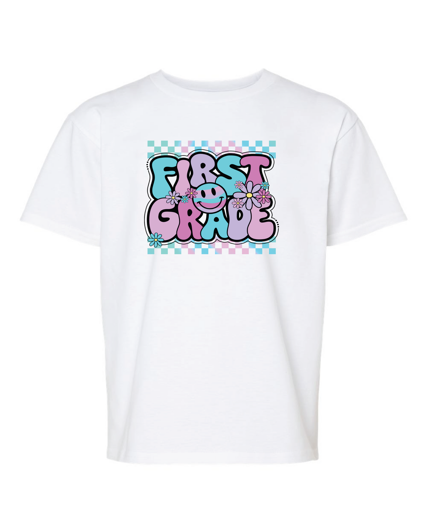 Retro Back to School T-Shirt, First Day Of School Pre-K, Kindergarten, First/Second/Third/4th Grade