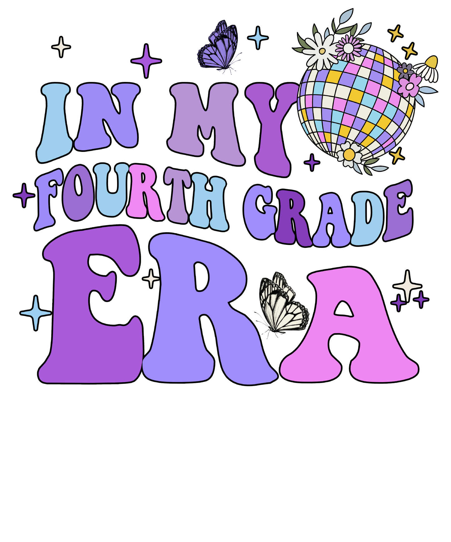 In My Era Girls T-Shirt, 1st Day of School, Pre-K, Kindergarten, 1st 2nd 3rd 4th 5th Grade